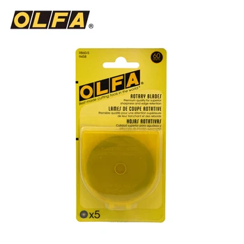 5 ks OLFA olfa RB60-1/5 Sporák Čepeľ Kolo Čepele 60 MM Priemer 5 Pack