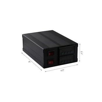Elektrické Enail Dvojité PID regulácia Teploty Box LCD Digitálny Contoller s Dvoma Vykurovacia Tyč pre Rosinu, Stlačte Stroj Súpravy Tepla