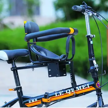 Bezpečnosť Dieťaťa Bicykli Sedadlo na Bicykel Predné Baby Seat Hliníkovej Zliatiny Deti Sedlo S Nožné Pedále Podporu operadlo pre Súčasti Bicyklov