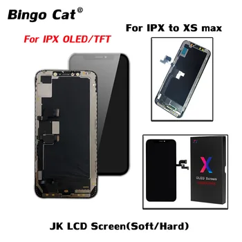 JK Mäkké OLED LCD Displej Pre iPhone X XSmax XR LCD Displej Incell TFT Dotykový Displej S Dotykovým Digitalizátorom. Zobrazenie Výmeny