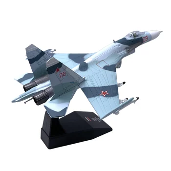 1: 100 Rozsahu bývalého Sovietskeho zväzu ruských Vojenských Lietadiel Kovové Die-Cast Model Suchoj Su-27 Rovine Ťažký Stíhač Hračka