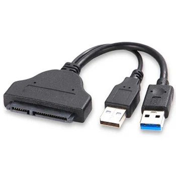 2 v 1 s rozhraním USB 3.0 pre SATA Kábel 7+15 Pin 22 Pin 2.5