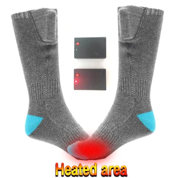 Elektrické Vyhrievané Ponožky s akumulátorom Boxs Elastické Ponožky Zimné Unisex Nohy Ohrievačov Tepelnej Ponožky Inteligentné Teplota 50 Stupňov