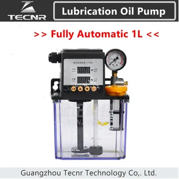 TECNR plne automatický mazací olej, čerpadlo 1L Litrov cnc elektromagnetické mazacie čerpadlo lubricator HTS01