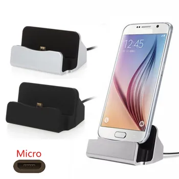 Micro USB Nabíjanie Nabíjací Dock Stanica pre Samsung Galaxy S7 S6 okraji S4 S3 J2 J3 J4 J6 PLUS J7 J8 A6 A7 A8 2018 M10 A10 A20