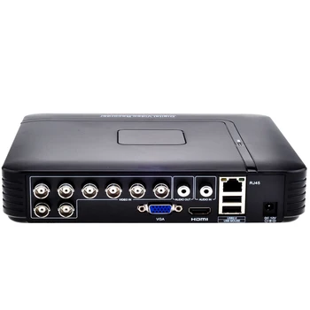 Smar Mini 4/8CH Full D1 H. 264 HDMI Bezpečnostný Systém CCTV DVR 4/8 Kanál 720P 1080P NVR Hybrid AHD DVR Rekordér Mobile HVR RS485