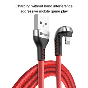 Led Koleno usb nabíjací kábel pre iPhone xs max xr x 8 7 6 plus 5s 5c 5 ipad rýchle USB nabíjací kábel pre apple lightning kábel 2m