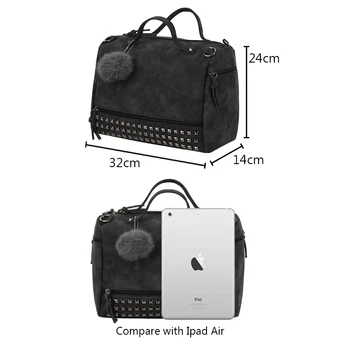 Veľkú kapacitu, tašky kabelky ženy móda bežné kožené shopper package Vintage dámy nit ramenný crossbody taška na cestovanie