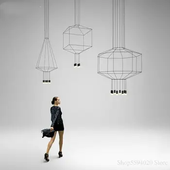 Dizajn Moderný LED Prívesok Svetlá pre život Jedálni Visí Lampa Domov DIY Pozastavenie Luminaria Prívesok Lampa Loft HOME Decor