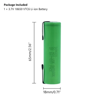 1/2/4 ks nabíjateľný 3,7 v li-ion batéria vtc6 18650 lítiové batérie s obsahom niklu karty vysoký odtok 30a bunky 3000mah pre rc hračky