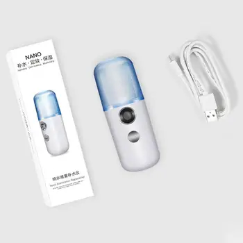 Prenosný Mini Hmlu Pleťové Hydratačné USB Nabíjateľné Krásy Nástroj Tvár Zvlhčovač Denne Chladiacej Vody Postrekovač
