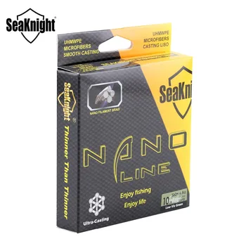 SeaKnight NANO 300M PE Pletená Rybárske vlasce 4 Pramene 0.07-0.12 mm Silné Vrkoč Linka Pre Slané/Sladkovodné 4 LB 6 LB 8 LB 10 LB