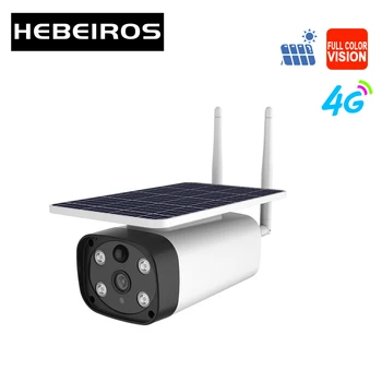 Hebeiros 1080P hviezdne svetlo 4G SIM Karty Solárne Batérie Kamera IP Wifi Kamera Nepremokavé Vonkajšie Bezdrôtové Dohľadu CCTV Kamery