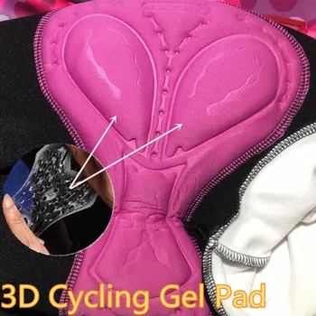 MALCIKLO Ženy Anti-shock Cyklistické Nohavice pre Horské bicykle, Cyklistické Nohavice Anti-pot 3D Proti Sklzu Polstrované Gél Racing Cyklistické Nohavice