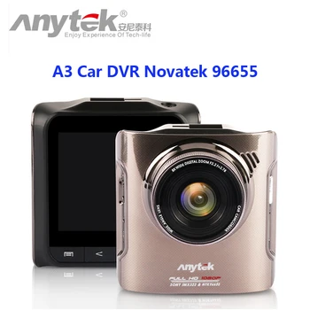Pôvodné Anytek A3 Auta DVR Novatek 96655 Auto Kamera S Sony IMX322 CMOS Super Nočné Videnie Dash Cam Auta DVR