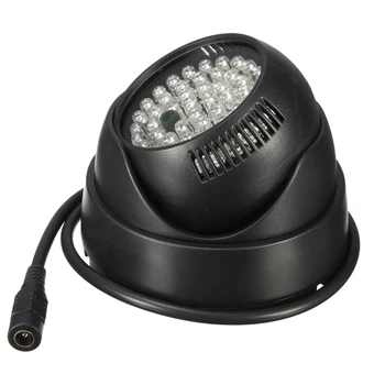 360 Stupeň Otočiť 48 Pre IR LED Infračervené Nočné Videnie Pomáhať LED Lampa Pre Bezpečnostné Kamery CCTV
