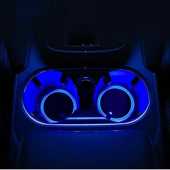 70 MM ,2X LED dráha Pohár svetla Na Mercedes Benz, Smart Fortwo Forfour Forjeremy Svetelná Dráha Príslušenstvo