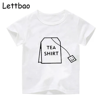 Čaj Tričko Tričko detské Harajuku Gotický T-Shirt Ulzzang Gotický Hip Hop Deti Tshirt Kostým Vysokej Kvality