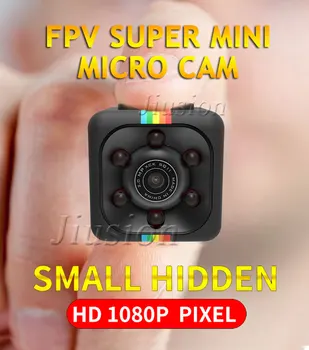 FPV Micro Kameru Plný HD1080P SQ11 SQ8 Super Mini Kamera Nočného Videnia Snímač Pohybu Široký Uhol DV DVR Tajné Akcie Šport Videokamera