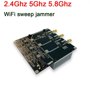 2.4 G 5G 5.8 G frekvencia WiFi prehnala jammer Shielder 2,4 Ghz, 5 ghz 5.8 Ghz WiFi signál Tienený ANTÉNNY zosilňovač F Bluetooth rušenie