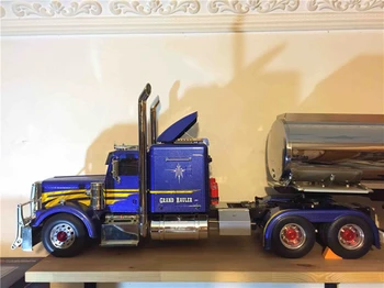 1 14 Rc Tamiya Trailer Arocs Truck Čierneho Plastu Toolbox Bočné Okno Kráľ Hauler Toy Model Tool Box