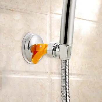 Kúpeľňa prísavky Ručné Sprchy hlavu Držiteľ Showerhead Konzola Nastaviteľná Výška Sprcha Držiak, Plastový ABS Chróm Leštený