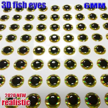 2020new 3D rybárske lure oči lietať oči veľkosť:6 MM množstvo:1000pcs/veľa doprava zadarmo