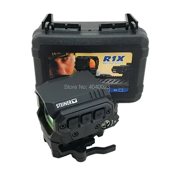 Taktické R1X Reflex Red Dot Sight Holografická Optika Rozsah Lovu Riflescope s IČ Funkciu,
