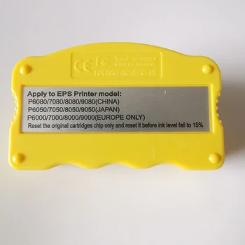 P6000 Kazety Chip Resetter Pre Epson SureColor P6080 P6050 P7050 P8050 P9050 P6000 P7000 P8000 P9000 Kazety Čip