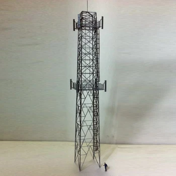 1:87 HO zmenšený Model Vlakovej Komunikačnej Veže Piesku Tabuľka Železničné Komunikácie Veža Miniatúry Krajiny Drop Shipping