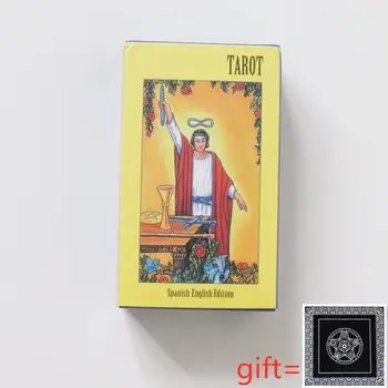 Nové Tarot karty videní palube tajomné veštenie španielsky Jazdec tarot paluba, pre ženy, dievčatá karty hry doskové hry