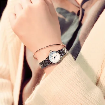 2018Luxury Značky JW Hodinky Ženy Jednoduchý Náramok z Nerezovej ocele Quartz Hodinky Hodiny Dámske Módne Oblečenie pre voľný čas náramkové hodinky