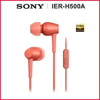 Originál SONY IER-H500A Slúchadlá 3,5 mm Slúchadlá Stereo Hudobné Slúchadlá Smart Telefónu Headset, Handsfree súprava s Mikrofónom pre Xperia 10P