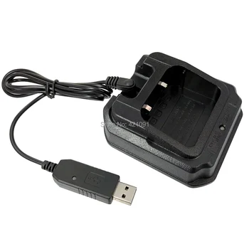 USB Nabíjačka, Základný Adaptér pre Baofeng BF-9700 UV-9R Plus BF-A58 UV-XR A-58 GT-3WP UV-5S Walkie Talkie obojsmerná Rádiová