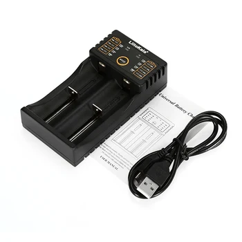 LiitoKala Lii-202 USB Inteligentná Nabíjačka Batérií s Výkonom Bankových Funkciu pre lii202 Lítium-Ni-MH pre 18650 26650 18350 14500