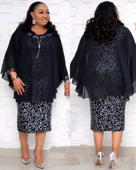 2020 lete africkej ženy tlač polyester plus veľkosť šaty africkej ženy oblečenie XXL-5XL