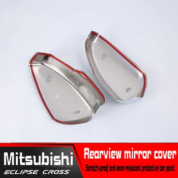 ABS pokovovanie Silver auto príslušenstvo pre Mitsubishi Eclipse kríž Spätné Zrkadlo Dekoratívne Rám