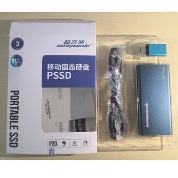 SSD disku 1 TB Portable Externé ssd 128 gb kapacitou 256 GB 512 gb diskom Typc-C, USB 3.0 Diskov pre Počítač, Notebook, Mac P20 SSD