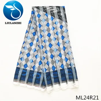 LIULANZHI Najnovší Dizajn Tlačí Textílie Páse s nástrojmi Textílie Afriky Šaty, Šitie Tissu 5 metrov 2019 Páse s nástrojmi Textílie ML24R16-31