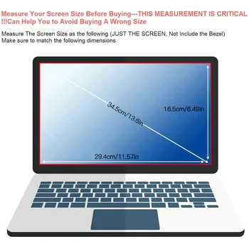 Notebook, Displej Krytu Prenosného Počítača Obrazovka Anti Modré Svetlo Anti-scratch 13.6 Palcový Transparentný Film pre Počítač