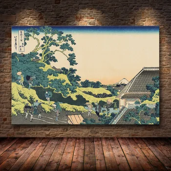 Katsushika Hokusai Veľká Vlna Mimo Kanagawa Plátno Plagáty Na Stenu Umenie Výtlačkov Maľovanie Dekoratívne Obrázky Obývacej Miestnosti Dekorácie