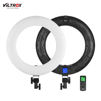 Viltrox VL-600T Profesionálna Bi-Krúžok Farebné LED Video Svetlo Vyplniť Svetla pre Štúdio Natáčania Live Video Portrétnej Fotografie