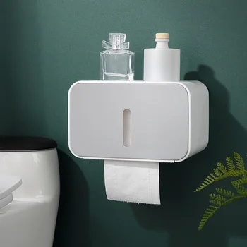 Kúpeľňa Toaletného Papiera Držiak Vodotesný Pre Toaletného Papiera Držiak Na Uterák Úložný Box Toaletný Držiteľ Kúpeľňových Doplnkov