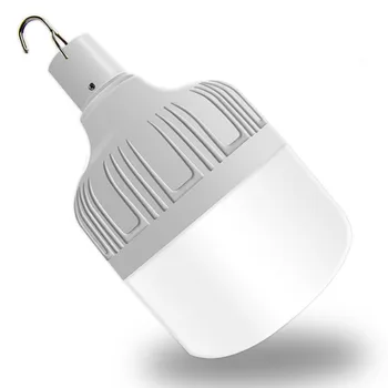 LED Camping Svetlo 60W 80W 100W USB Nabíjateľné Žiarovka Pre Outdoor Camping Lampy Prenosné Svietidlá na Núdzové Osvetlenie Pre BBQ Turistika