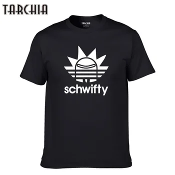 TARCHIA Krátke Rukáv Tričko Schwifty Top Tee 2021 Módne T-Shirts Vytlačené Male Plus Tričko Muži Nový Chlapec Značky T Homme Lete