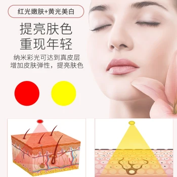 Prenosné Face Lift LED Terapia Galvanic Spa Ion Deep Clean Odstrániť make-up Proti Akné Kože, Bielenie Firma Ultrazvukové Tváre Masér