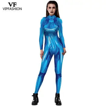 VIP MÓDNE Metroid Samus Aran Hry Hrdina Cosplay Kostým Žena Samus Nula Kostým Kombinézu Power Suit