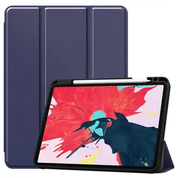 Pre iPad Pro 11 2020 1018 Prípade s Ceruzkou Držiak na Smart Cover Spánku Prebudiť Tablet Case for iPad Pro 11 palcový 1. 2nd Gen Zahŕňa