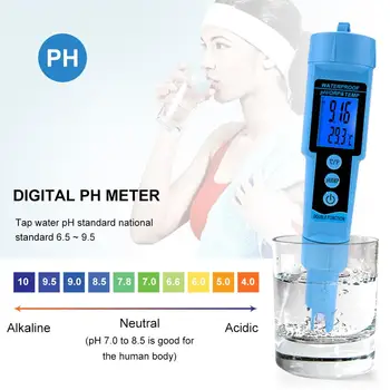 Yieryi pH-689 pH/ORP&TEMP Merač, Digitálny Multi-parameter pH Tester LED Bazény Kvality Pitnej Vody Monitor