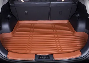 Auto styling 3D troch-dimenzionální PU chvost box ochrannú podložku koberec kufra batožinu pad pre Chevrolet Captiva 2008-